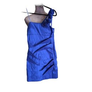 Hailey by Adrianna Papell One Shoulder Dress Size‎ 2